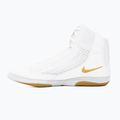 Nike Inflict 4 wrestling scarpa bianco / oro metallico / polvere di fotone / nero 2