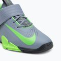 Scarpe da sollevamento pesi Nike Savaleos ardesia/verde sciopero/antracite 7