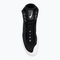Nike Inflict 4 nero / bianco / grigio lupo scarpa da wrestling 5