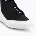 Nike Inflict 4 nero / bianco / grigio lupo scarpa da wrestling 7