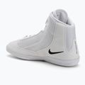 Nike Inflict 4 bianco/nero/bianco scarpe da wrestling 3
