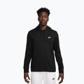Felpa uomo Nike Sportswear Club Knit Pullover Hoodie black/black/white