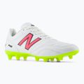 New Balance 442's Academy V2 FG bianco/lime scarpe da calcio da uomo 8