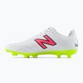 New Balance 442's Academy V2 FG bianco/lime scarpe da calcio da uomo 10