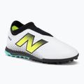 Scarpe da calcio per bambini New Balance Tekela Magique V4+ TF bianco