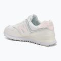 Scarpe da donna New Balance Classic 574's V2 white/light pink 3
