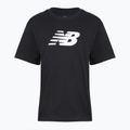 Maglietta da donna New Balance Sport Jersey Relaxed Logo black/white