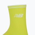 Calzini New Balance Running Stripe Midcalf 2 paia giallo/bianco 3