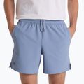 Pantaloncini da tennis New Balance Tournament Seersucker Short da uomo, con colori blu scuro 4