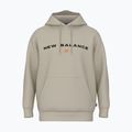Felpa New Balance Reimagine Fleece Hraphic Hoody uomo timberwolff