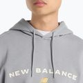 Felpa New Balance Reimagine Fleece Hraphic Hoody Uomo slategrey 5