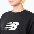 Felpa New Balance Sport Fleece Logo Crew donna nero 4