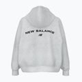 Felpa con cappuccio New Balance Reimagine Fleece Donna ashheath 2