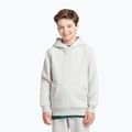 Felpa per bambini New Balance Brush Back Small Logo Hoodie ash heather