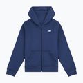 Felpa per bambini New Balance Brush Back Small Logo Full Zip Hoodie nb navy
