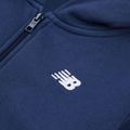 Felpa per bambini New Balance Brush Back Small Logo Full Zip Hoodie nb navy 3