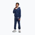 Felpa per bambini New Balance French Terry Small Logo Full Zip Hoodie nb navy 2