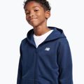 Felpa per bambini New Balance French Terry Small Logo Full Zip Hoodie nb navy 5