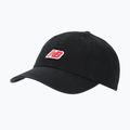 Cappello New Balance 6 Panel Patch Logo nero