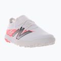 Scarpe da calcio per bambini New Balance Furon Team V8 Jr TF bianco 8