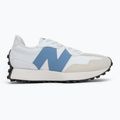 Scarpe New Balance 327 V1 bianco/blu laguna 2