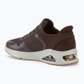 Uomo SKECHERS Uno Tres-Air Necessairy Scarpe comfort cioccolato 3
