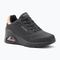 SKECHERS scarpe donna Uno Wedge Hi Steps nero/oro rosa