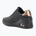 SKECHERS scarpe donna Uno Wedge Hi Steps nero/oro rosa 3