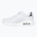 SKECHERS scarpe da donna Uno Shimmer Away bianco/argento 10