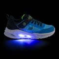 SKECHERS Meteor Lights nero/blu scarpe da bambino 8