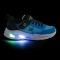SKECHERS Meteor Lights nero/blu scarpe da bambino 9