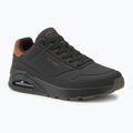 SKECHERS Uno Suited On Air scarpe da uomo nero/castano