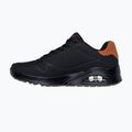 SKECHERS Uno Suited On Air scarpe da uomo nero/castano 10