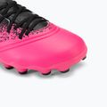 Scarpe da calcio per bambini Skechers Razor Gold 1.5 FG nero/rosa 7