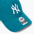 47 Brand MLB New York Yankees MVP berretto da baseball verde acqua scuro 3