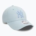 Cappello da baseball da donna New Era Wmns Le 940 Nyyy blu pastello