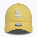 Berretto da baseball da donna New Era Wmns Le 940 La Dodgers giallo pastello 3