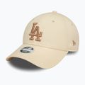 Cappello da baseball da donna New Era Wmns Le 940 La Dodgers beige chiaro 2