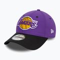 Cappello da baseball New Era Side Patch 940 Lakers viola 2