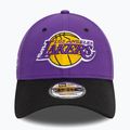 Cappello da baseball New Era Side Patch 940 Lakers viola 4