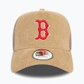 Cappello da baseball New Era Cord Trucker Red Sox med beige 3