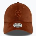 Cappello da baseball New Era Velour Midi 9FORTY New York Yankees marrone da donna 3