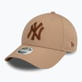 Cappello da baseball New Era Metallic 9FORTY New York Yankees donna, beige 2