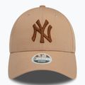 Cappello da baseball New Era Metallic 9FORTY New York Yankees donna, beige 3