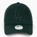 Cappello da baseball New Era Metallic 9FORTY Los Angeles Dodgers verde scuro da donna 2