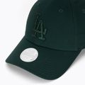 Cappello da baseball New Era Metallic 9FORTY Los Angeles Dodgers verde scuro da donna 3