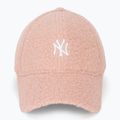Berretto da baseball New Era Borg 9FORTY New York Yankees rosa pastello da donna 2