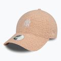 Berretto da baseball New Era Borg 9FORTY New York Yankees rosa pastello da donna 2