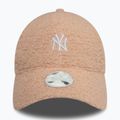 Berretto da baseball New Era Borg 9FORTY New York Yankees rosa pastello da donna 3