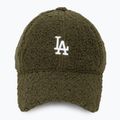 Berretto da baseball New Era Borg 9FORTY Los Angeles Dodgers verde scuro da donna 2
